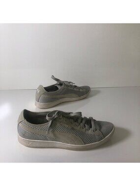 Puma Shoes Vikky Mesh Womens 9 Comfort Casual Gray Sneakers